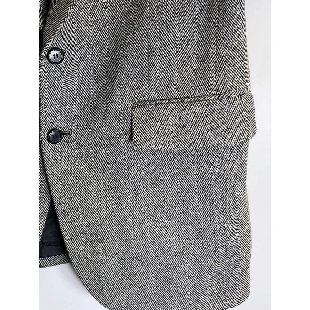 Chadmore Sport Coat Blazer Mens‎ 40R Tweed Multicolor Wool Blend Vintage Grey